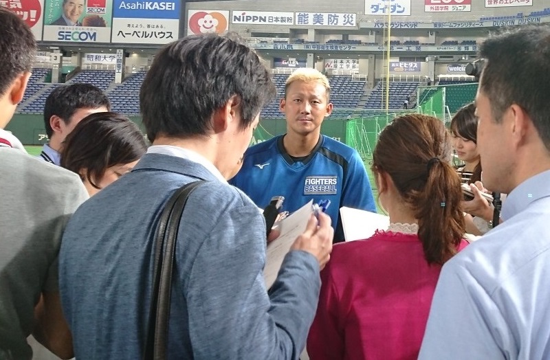 北海道日本ハムファイターズ中田翔選手インタビュー